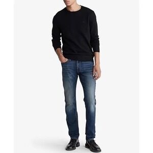 NWT Calvin Klein Mens Slim Fit Jeans Avedon Dark Blue Stretch Denim 30WX32L